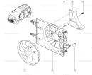 Кронштейн крепления диффузора радиатора Renault Kangoo 8200682425