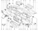 Детали панели  (карман левый/правый) Renault Master 243225659R