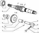 Подшипник КПП 50x23x14/ первичный вал Citroen Nemo 46475263