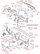 Воздуховод левый Hyundai Santa Fe 973902B000