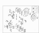 Суппорт передний левый Mercedes E-Class A0014202983