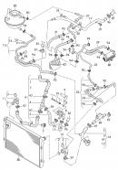 Патрубок радиатора правый (шланг) Volkswagen Caddy 1K0 122 051 HK