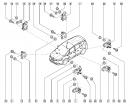 Навес двери правий верхний (петля) Renault Espace ES715057R