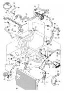 Патрубок радиатора правый нижний Volkswagen Caddy 2K0 122 051 A