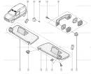 Крепение солнцезащитного козырька Nissan Kubistar 7700810257