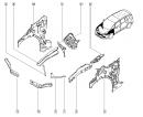 Кронштейн крепления установочной панели передней (правий) Renault Espace 625123232R