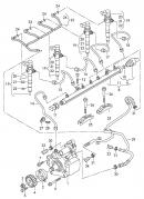 Датчик давления топлива в Common Rail рейке/ топливной рампе, планке (клапан регулировки давления) Volkswagen Touran 03L130764A