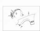 Крыло переднее правое Mercedes E-Class A2108801618