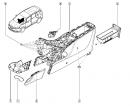 Бардачок центральной консоли (Туннеля) Renault Espace 969256591R
