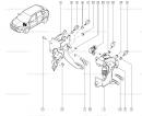 Датчик включения стоп-сигнала (лягушка) Renault Koleos 25320-4M400