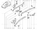 Направляющая боковой правой сдвижной двери верхняя (лыжа, рельса) Renault Kangoo 7700303516
