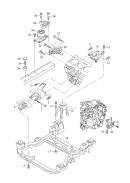 Кронштейн крепления подушки двигателя правый Volkswagen Transporter 7E0199207