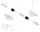 Пыльник полуоси внутренний левый (со стороны КПП) Renault Kangoo 7701209992
