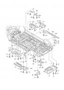 Облицовка пола задняя правая Volkswagen Transporter 7E1825312