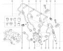Датчик давления топлива в Common Rail рейке/ топливной рампе, планке Nissan Kubistar 8200584034