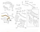 Уплотнитель капота Mercedes Sprinter 2116280098
