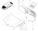 Упор капота (универсал) Renault Laguna 8200001635