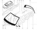 Стекло двери багажника (хетчбек) Renault Megane 8200026561