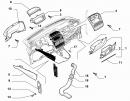 Датали панели (полка) Fiat Doblo 735456163