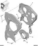 Защита ремня ГРМ верхняя Peugeot Partner 0320 T3