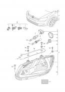 Фара передняя правая с 2011 (дефект корпуса) Volkswagen Caddy 2K5 941 006 A