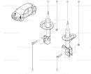 Амортизатор передний правый газовый (стойка) Renault Koleos 54302JY01B