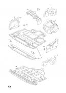 Защита двигателя пластик нижняя Renault Trafic 8200094191