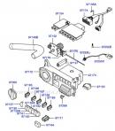 Блок управления печкой Hyundai H-1 Starex 972604A001