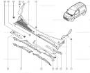 Декоративная накладка лобового стекла левая Mercedes Citan 8200439447