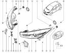 Кронштейн крепления бампера левый Renault Zoe 1119973X