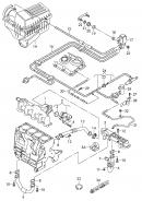Патрубок клапана EGR (трубка соединительная) Volkswagen Caddy 03P131521B 