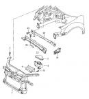 Воздухозаборник (воздуховод, патрубок воздушного фильтра) Volkswagen Caddy 1T0 805 971 A
