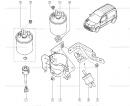 Датчик уровня воды в топливном фильтре Renault Kangoo 7701068619