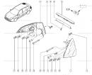 Фонарь сигнала торможения (дополнительный стоп-сигнал) Renault Laguna 265900017R