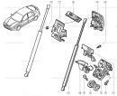 Накладка замка задней двери Renault Laguna 8200025316