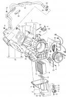 Патрубки радиатора печки Volkswagen Transporter 7H0819886D