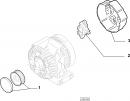 Шкив генератора демпферный 6 ручейковый Citroen Nemo 77364723