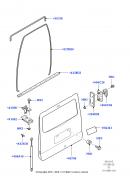 Дверь задняя  левая низкая под стекло Ford Transit 6C1VV40706BB