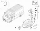 Фара передняя левая (2011 - 2014) Citroen Jumper 1369497080