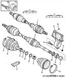 Подвесной подшипник полуоси Citroen Jumpy 3247 06