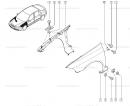 Крыло переднее правое (универсал) Renault Laguna 7701472443