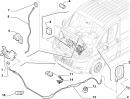 Ручка открывания капота (рычаг) Fiat Ducato 735536905
