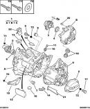 Крышка блока сателитов КПП (корпус) Peugeot Partner 2206 AS