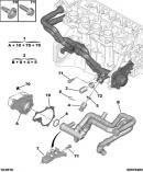 Патрубок системы охлаждения (шланг) Citroen Nemo 1336 V3