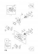 Корпус термостата Opel Combo 98069819