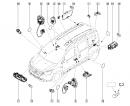 Датчик открытых дверей Renault Dokker 7700426417