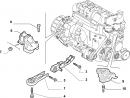 Подушка двигателя левая передняя Fiat Ducato 1358696080