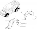 Подкрылок передний левый Peugeot Expert 1497808080