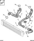 Патрубок интеркулера правый с 2011 (EURO 5) Citroen Jumper 1606660280