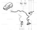 Скоба крепления переднего стабилизатора Renault Kangoo 7700784169